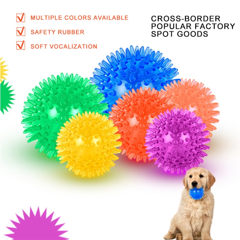 Interactive Squeaky Plush Dog Toy - Piłka-zabawka dla kotów i psów -
