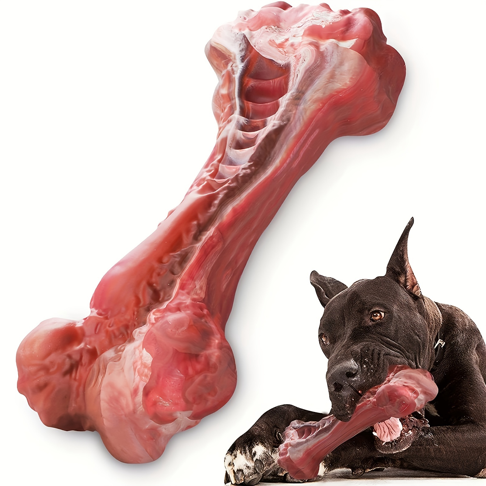 Indestructible Dog Chew Toy - Silikonowa zabawka dla psa, z naturalnej