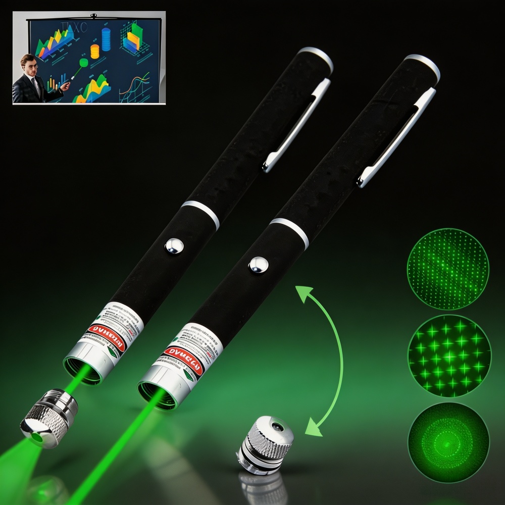 Laser Pointer Cat Toy Automatic - (Nie zawiera baterii) Zielony Czerwony Wskaźnik