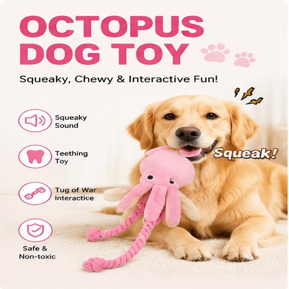 Dog Rope Toy Aggressive Chewers - Ogromna pluszowa zabawka do żucia dla