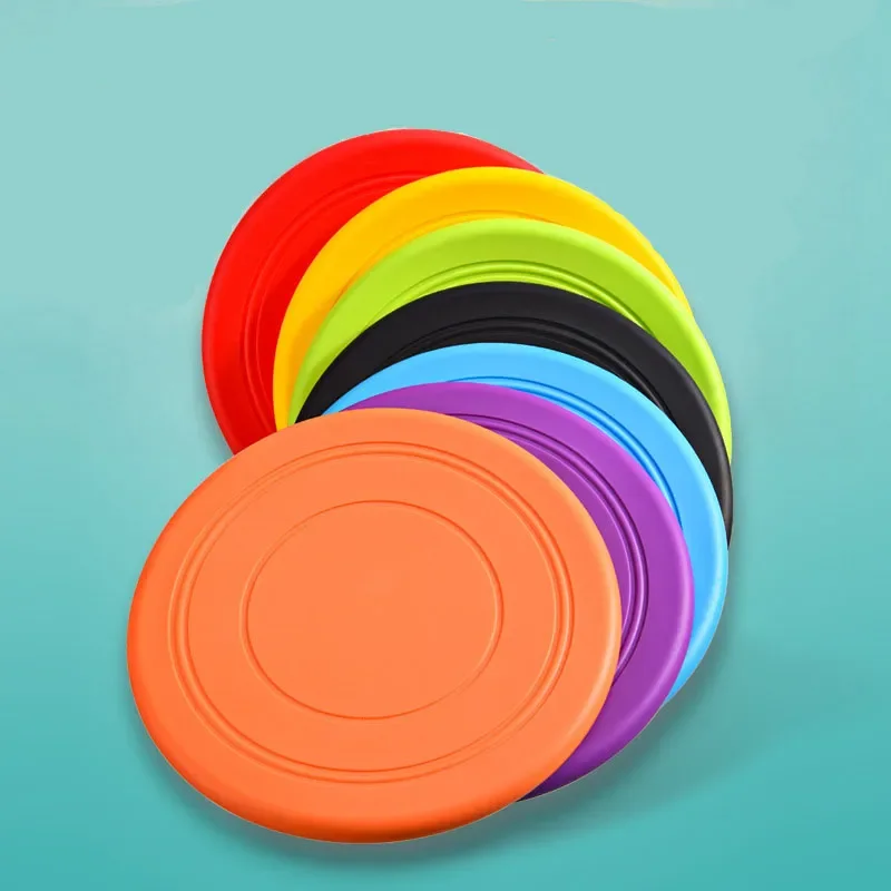 Flying Disc Dog Training Toy - Silikonowy latający spodek zabawny pies zabawka