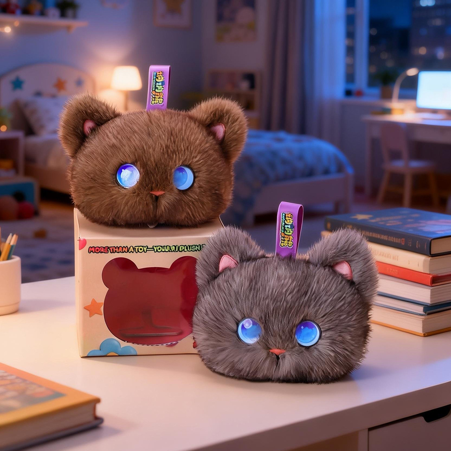 Cat Toys - Interaktywny pluszowy kot Robot Tobot AI