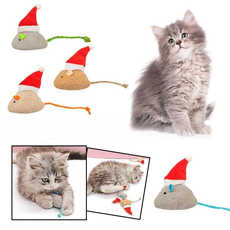 Catnip Interactive Plush Mouse - 5 szt. Zabawka dla kota do