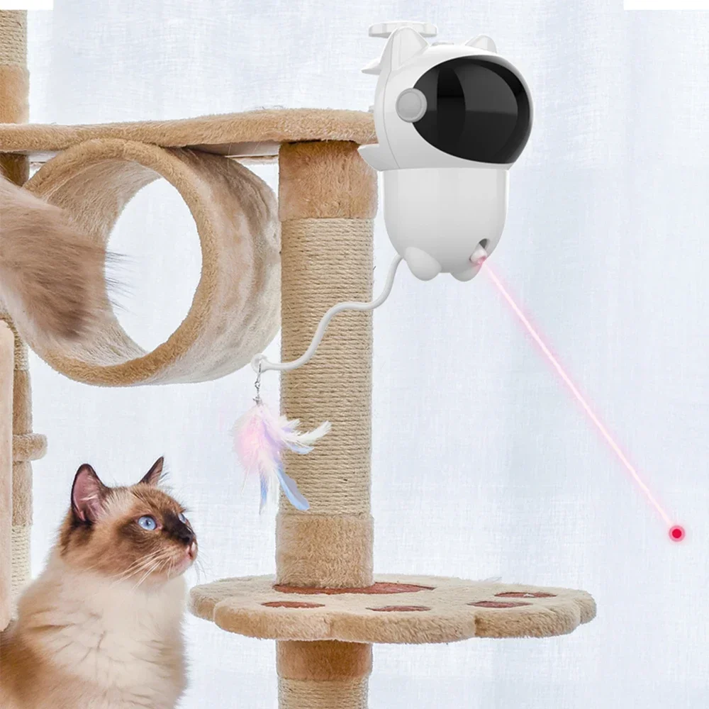 Laser Pointer Cat Toy Automatic - Interaktywna zabawka laserowa dla kota 360,