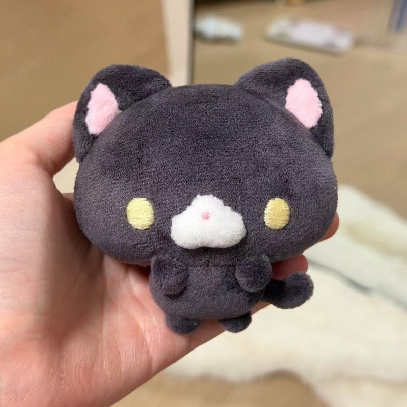 Cat Toys - Uroczy pluszowy brelok w kształcie brązowego