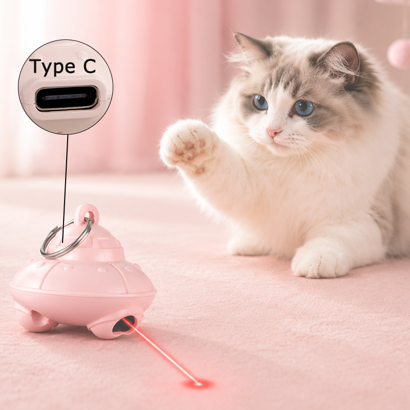 Laser Pointer Cat Toy Automatic - Elektryczna zabawka laserowa dla kota ładowana