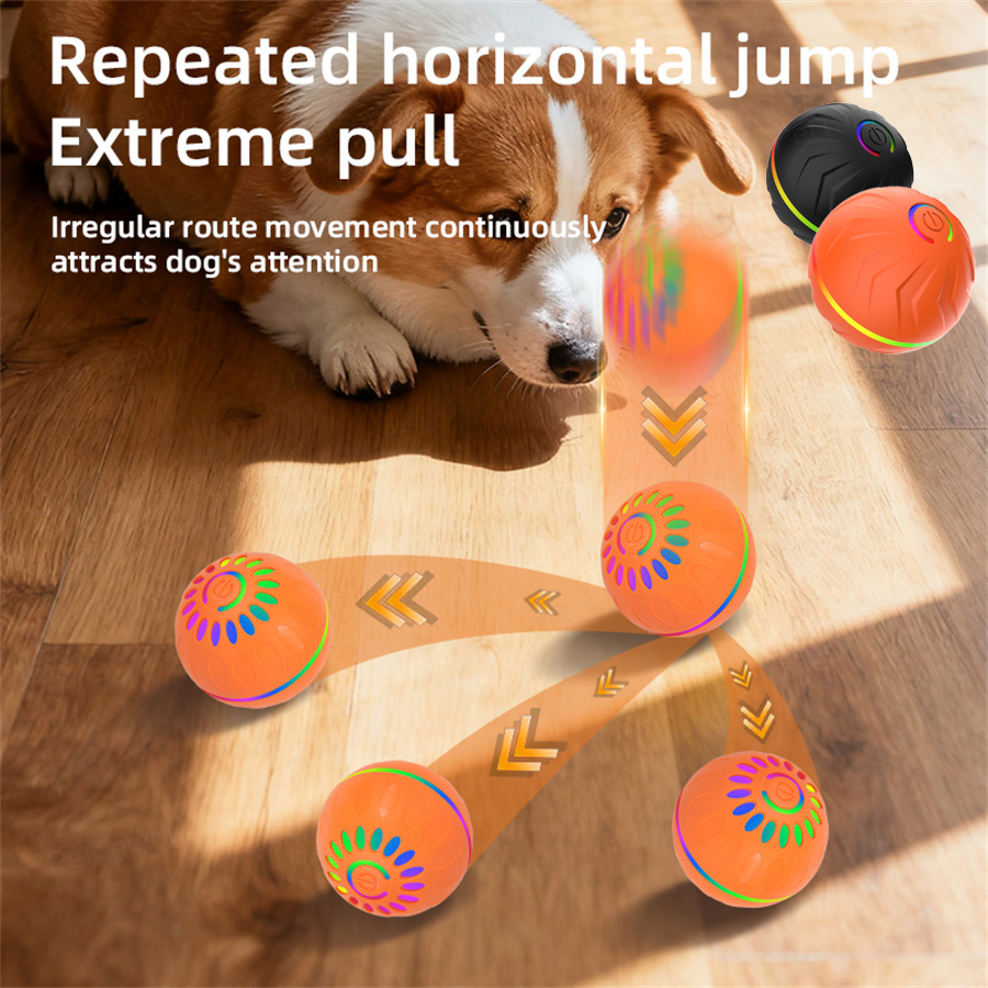 Automatic Moving Dog Ball - Interaktywne inteligentne zabawki dla psów -