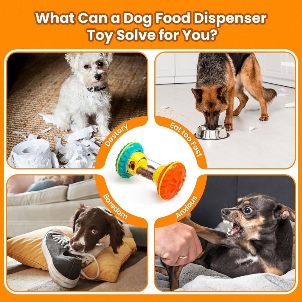 Cicha zabawka dla psa dozująca – Rubber Treat Dispensing Dog Toy recenzja i cena