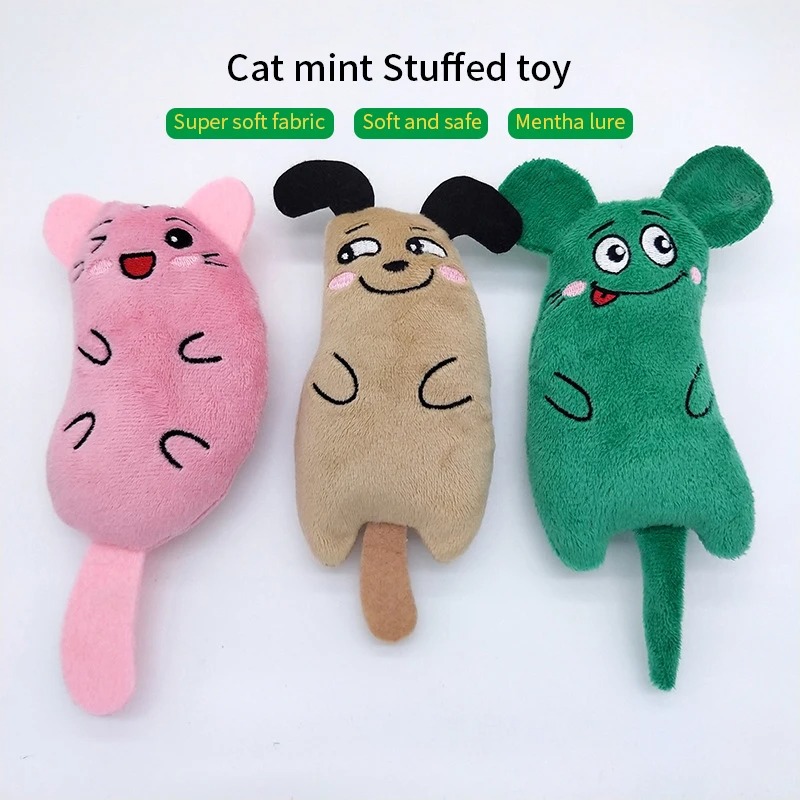 Urocze zabawki dla kotów, zaba – Catnip Interactive Plush Mouse recenzja i cena