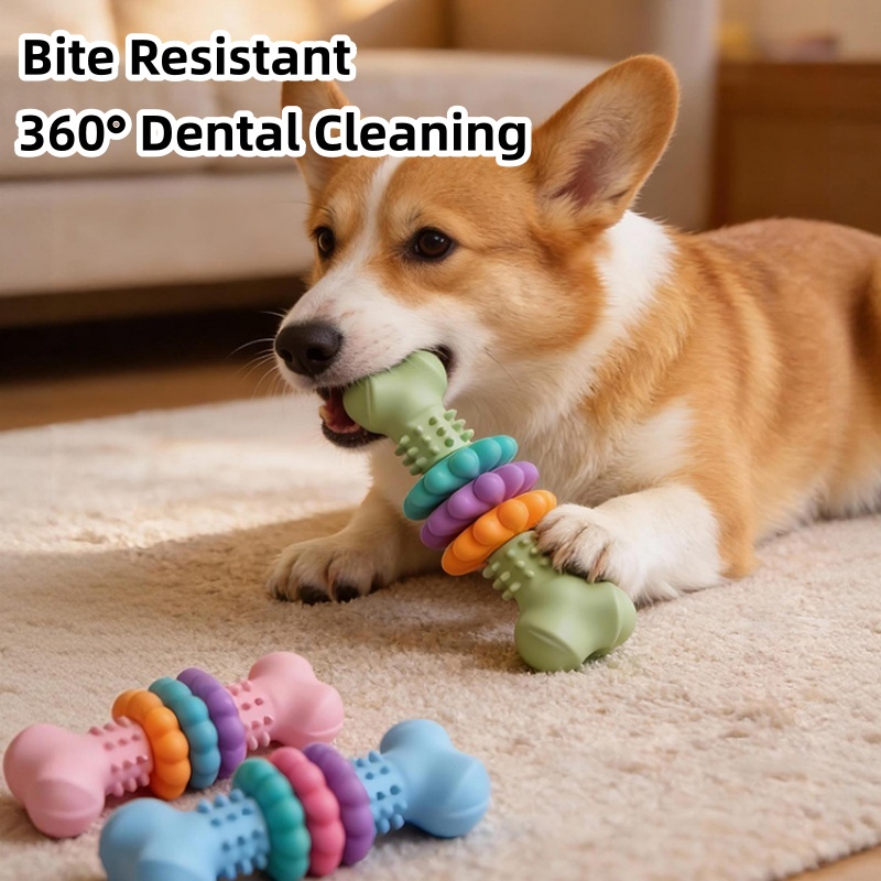 Wytrzymała zabawka dla psa z T – Teeth Cleaning Dog Chew Bone recenzja i cena