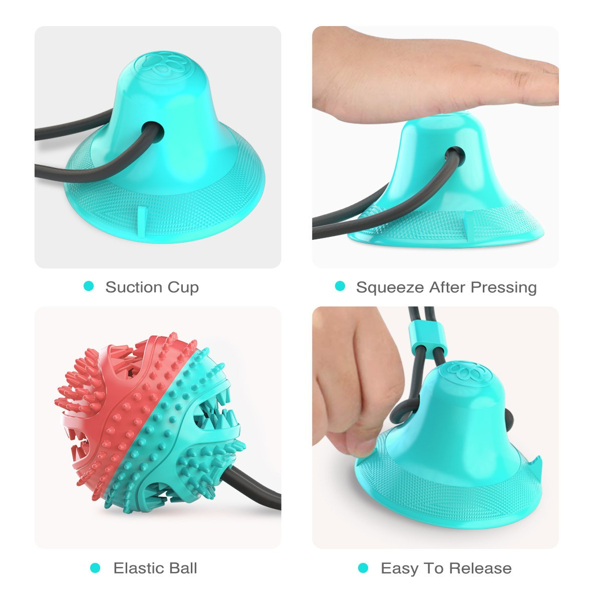 Zabawki do gryzienia dla psów  – Rubber Treat Dispensing Dog Toy recenzja i cena