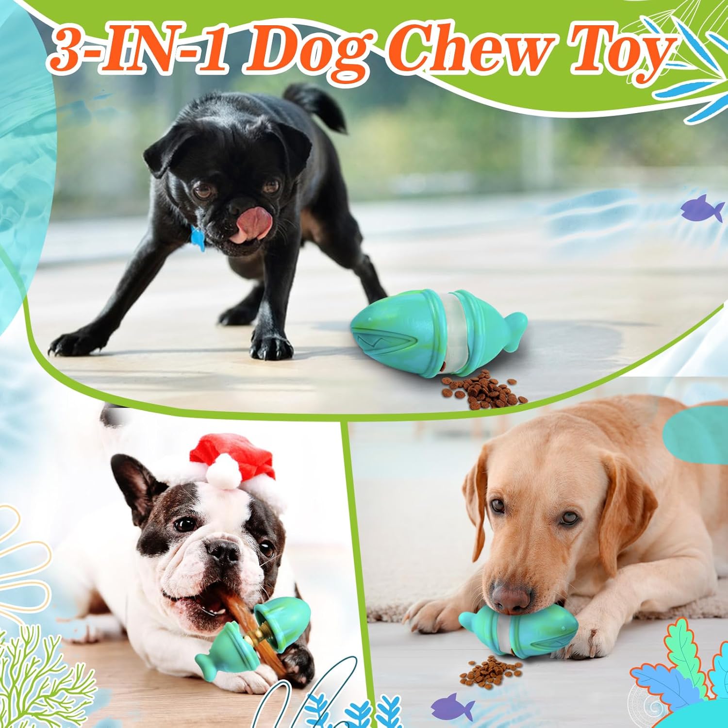 Zabawka do żucia 2w1 z dozowni – Rubber Treat Dispensing Dog Toy recenzja i cena