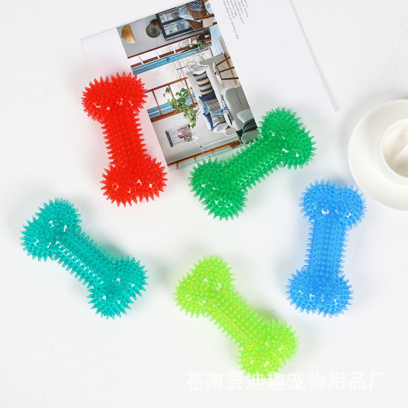 Zabawka dla dużych psów, gumow – Teeth Cleaning Dog Chew Bone recenzja i cena