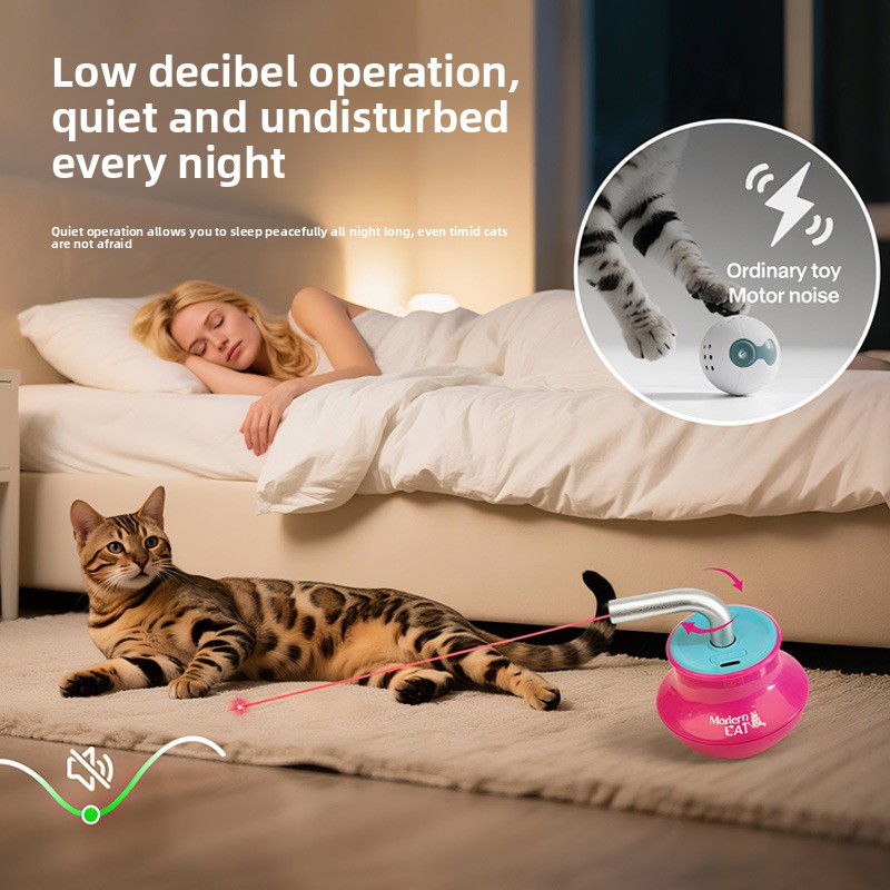 Automatyczne zabawki dla kotów – Laser Pointer Cat Toy Automatic recenzja i cena