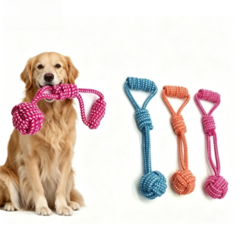 1 szt. Zabawka do żucia z węzł – Dog Rope Toy Aggressive Chewers recenzja i cena
