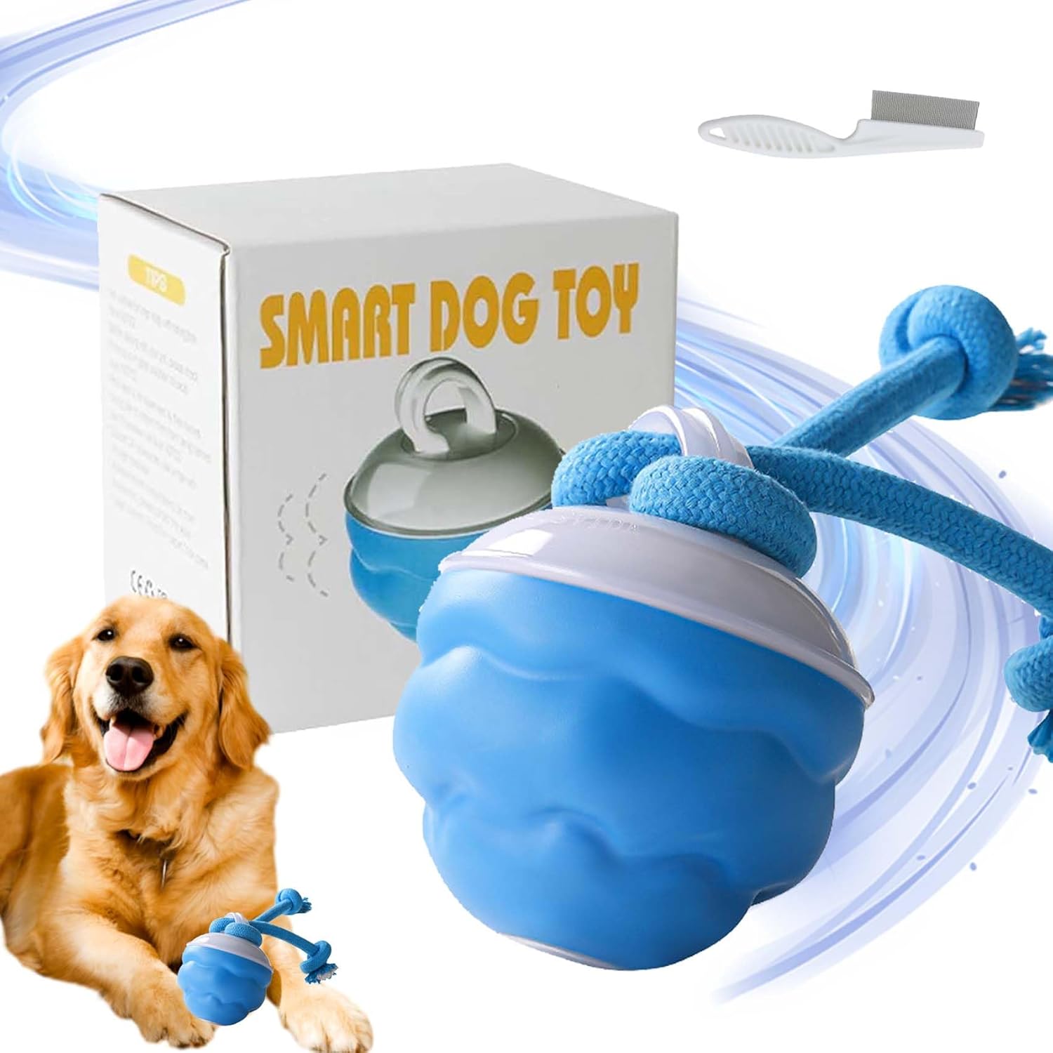 Inteligentna zabawka dla psa,  – Automatic Moving Dog Ball recenzja i cena