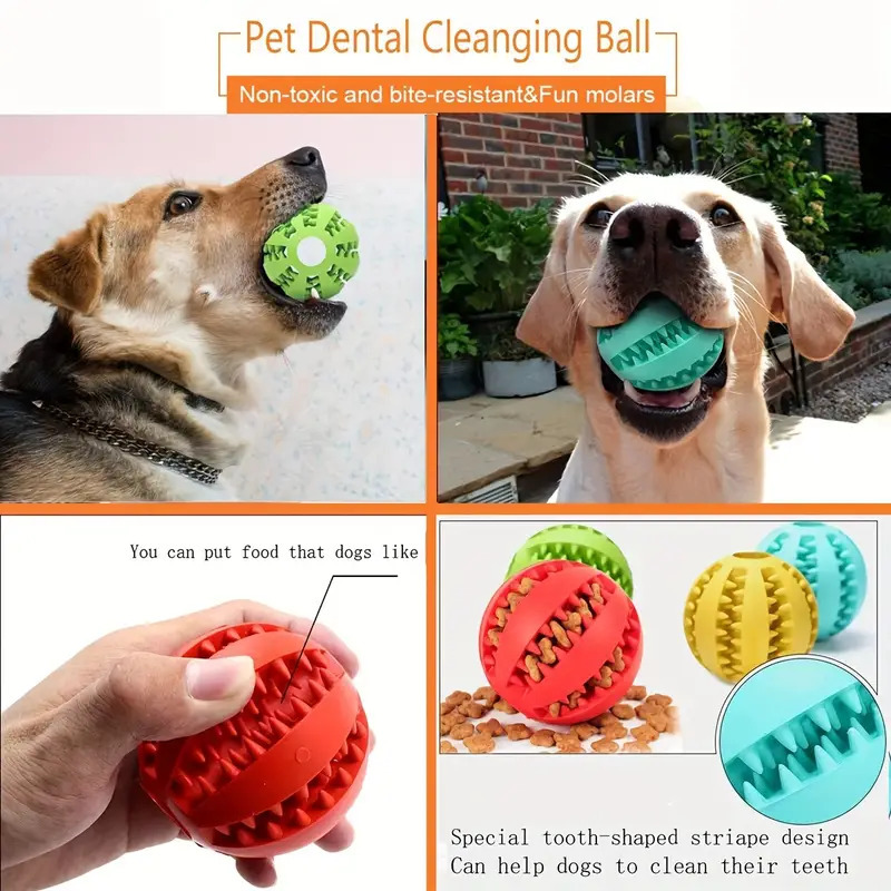 Interaktywna piłka-zabawka dla – Rubber Treat Dispensing Dog Toy recenzja i cena