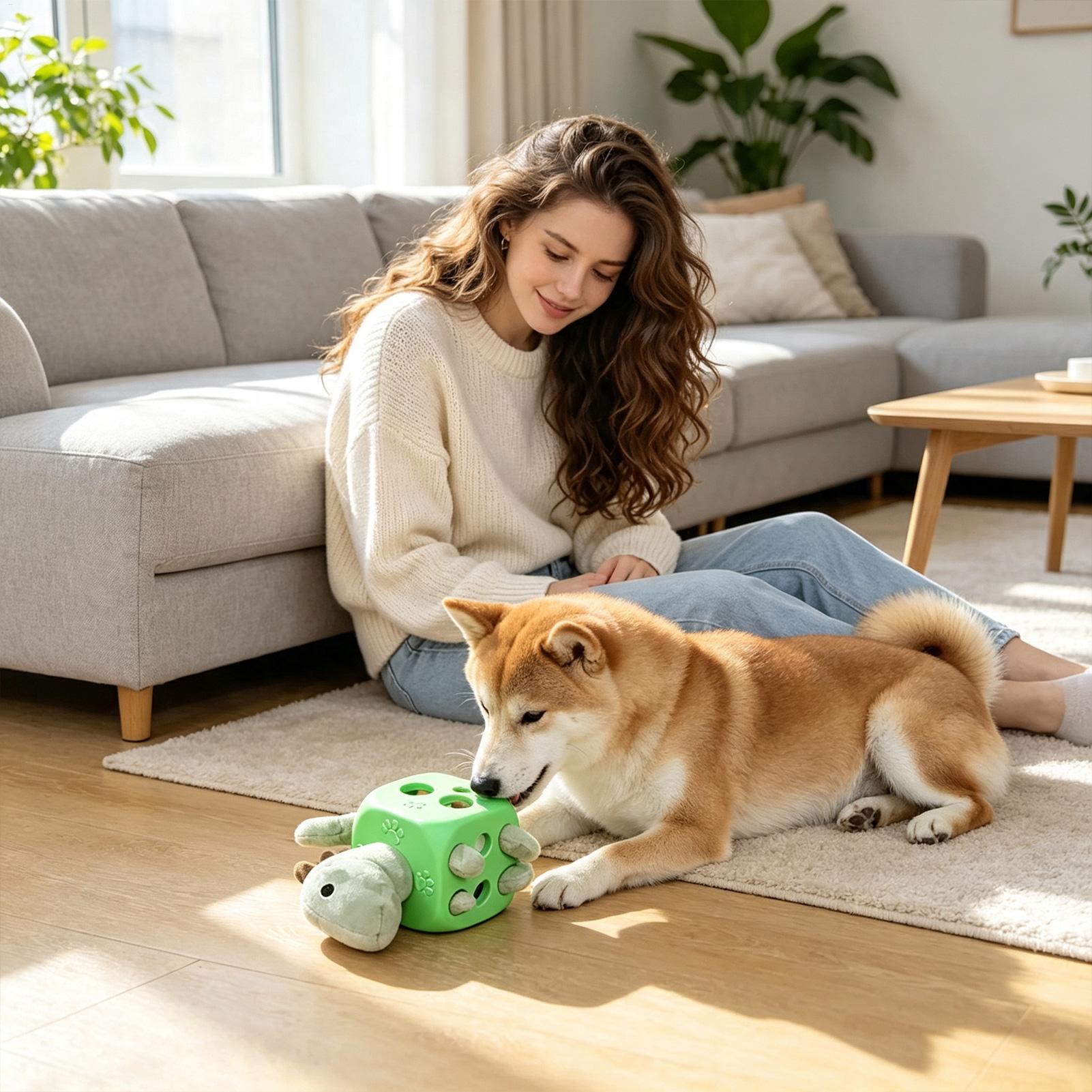 Interaktywna zabawka dla psa,  – Rubber Treat Dispensing Dog Toy recenzja i cena