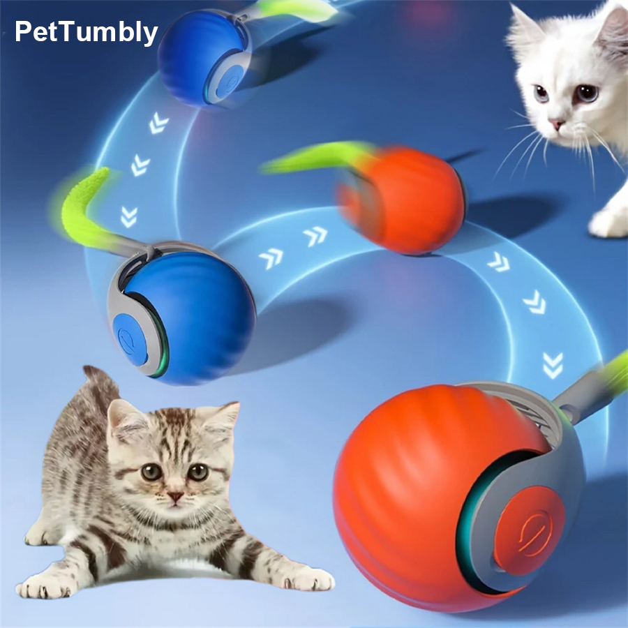 Interaktywna piłka dla kota, a – Automatic Moving Dog Ball recenzja i cena