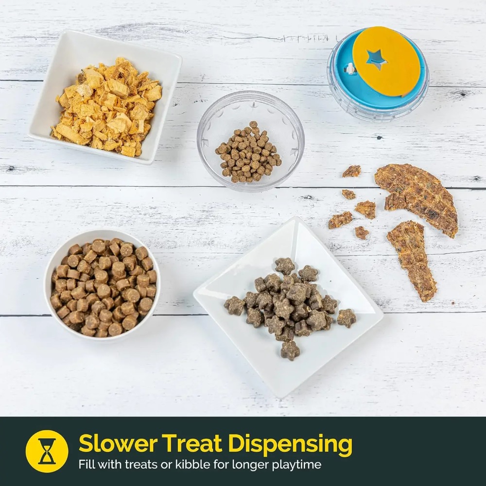 Piłka IQ Treat Ball dozująca s – Dog Puzzle Feeder Toy recenzja i cena